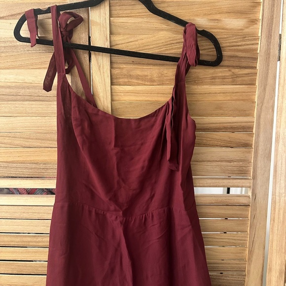 REFORMATION Besse Midi Dress in Plum size 10 - Picture 5 of 7